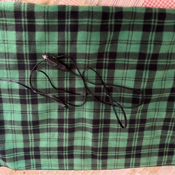 Stalwart Other - Stalwart Green and Black‎ Plaid 12 volt heated travel Blanket. Like new